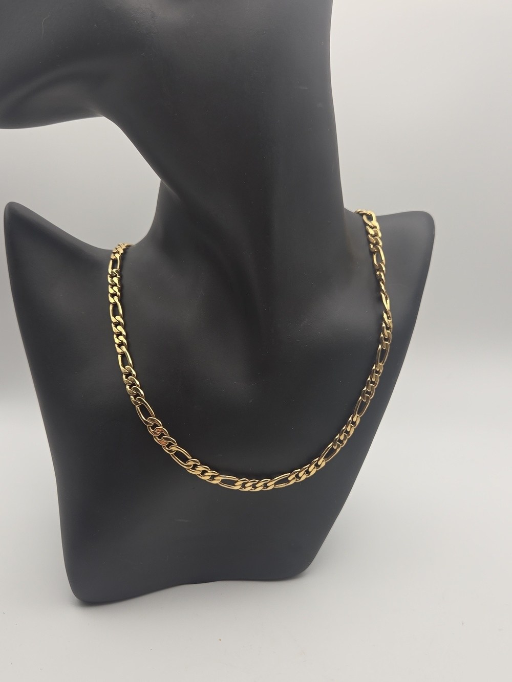Vintage Givenchy Classic Goldtone Figaro Chain Necklace